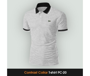 Contrast Collar T-shirt PC-20